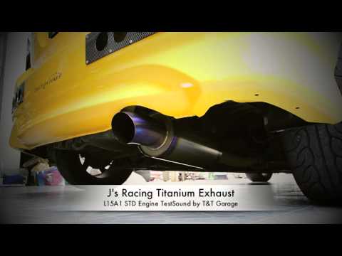 js racing 50r muffler installed on 2015 honda gk5 fit cvt funnycat tv js racing 50r muffler installed on 2015 honda gk5 fit cvt funnycat tv
