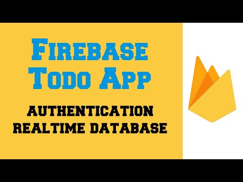 React JS | Build A Todo App using Firebase Authentication and Realtime Database | For Beginners