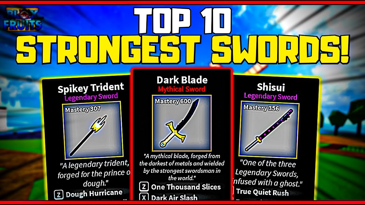 5 strongest swords in Roblox Blox Fruits