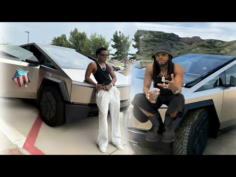 Niki Kihishe Inyuma Yizi Modoka Za CyberTruck Ibyamamare Byifotorezaho Kandi Ntazo Bagira