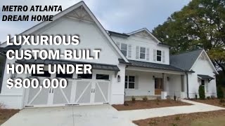 Luxurious custom-built home lists for under $800,000 I Snellville I Gwinnett County I Metro Atlanta
