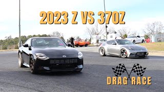 New 2023 Nissan Z VS Nissan 370Z Drag Race | SHOCKING Results!