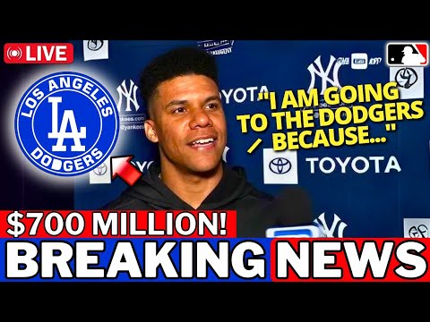 BIG MOVE! DODGERS CLOSING A MILLION-DOLLAR CONTRACT WITH JUAN SOTO! IS HE COMING TO LA? DODGERS NEWS