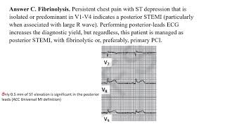 Myocardial infarction 2: board questions     Elias Hanna, Univ of Iowa