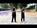 Day 60 | Outdoor Workout + Leg Day | 75 Hard Challenge