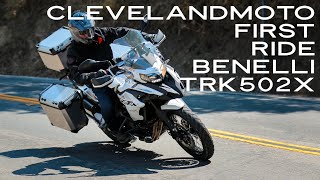 First Ride Review Benelli TRK502X ADV Bike ClevelandMoto