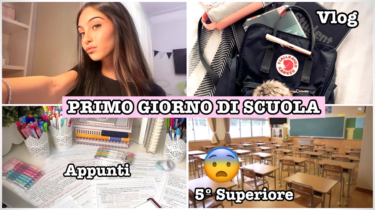 VLOG: IL MIO ULTIMO PRIMO GIORNO DI SCUOLA 🏫😨Back To School 2021