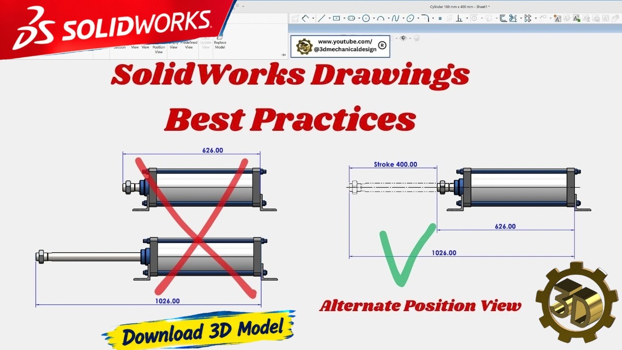 ⚡SolidWorks Quick Tips: Alternate Position View | Show Motion in One ...