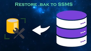How to restore .bak file in SQL Server Management Studio