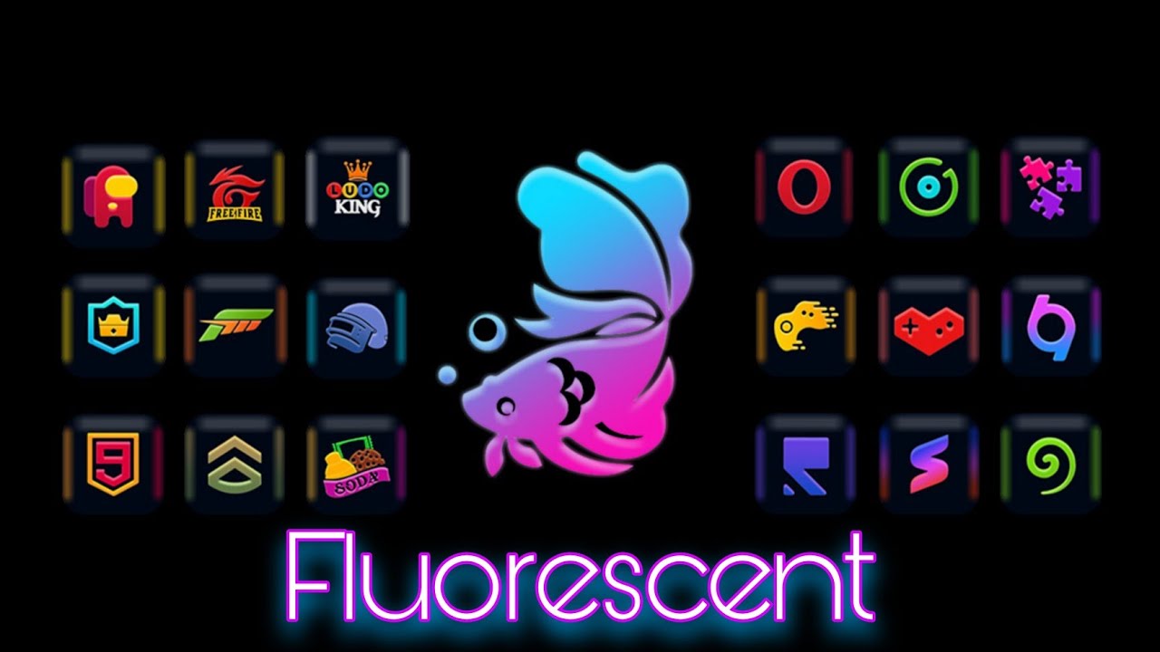 Fluorescent Icon Pack
