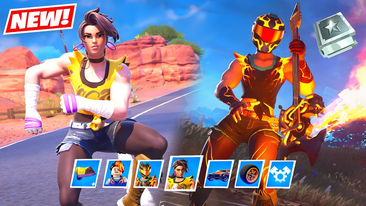 Cinder Skin Lockjaw Starter QUEST PACK Item Shop & All Styles GAMEPLAY