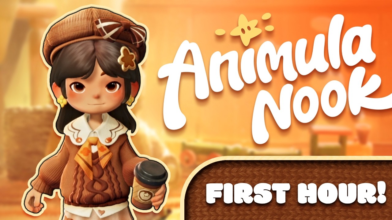 living my cozy little nook life | First Hour Animula Nook Alpha Playtest! Cozy Gaming, No Commentary