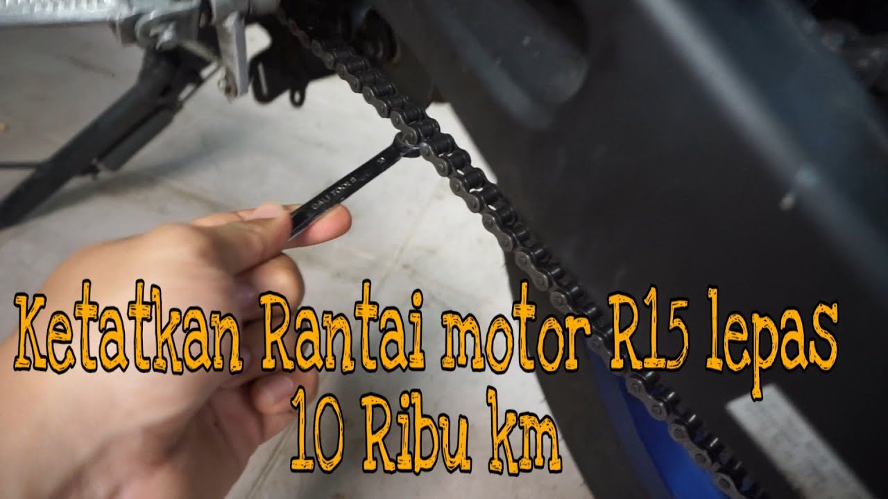 Rantai R15 #83 : Cara ketatkan rantai R15 | DIY mudah saja - YouTube