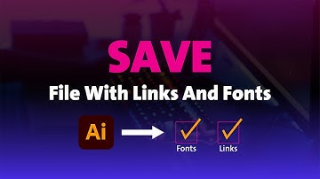 Export Illustrator Files with Fonts & Links (One Click)!