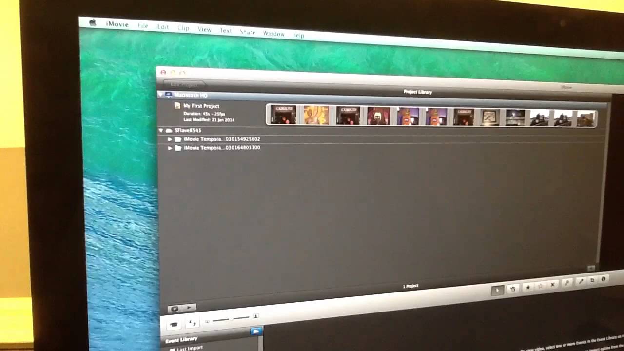 primarygames How to open iMovie and start a new project