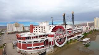The Abandoned and Closed-Down Colorado Belle Resort Hotel and Casino in Laughlin, Nevada