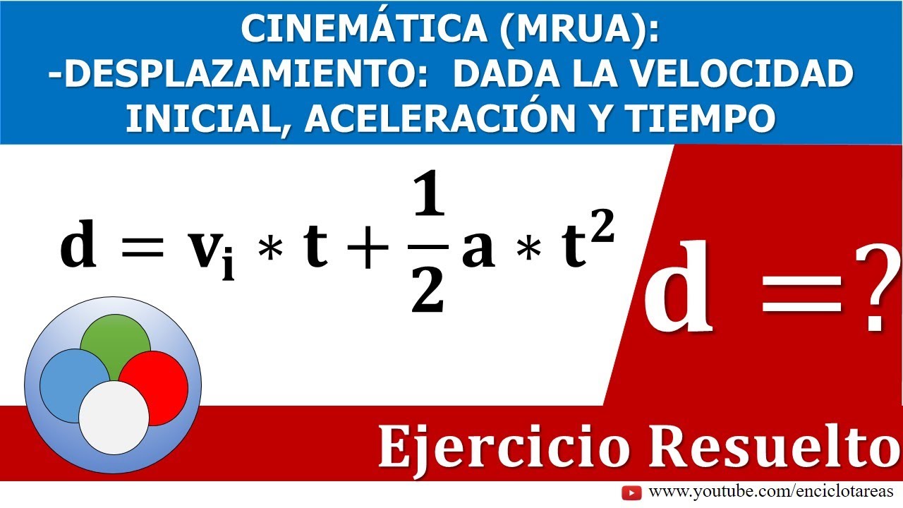 Desplazamiento (MRUA) - EJERCICIOS RESUELTOS - YouTube