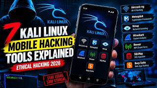 7 Kali Linux Mobile Hacking Tools Explained | Ethical Hacking 2026