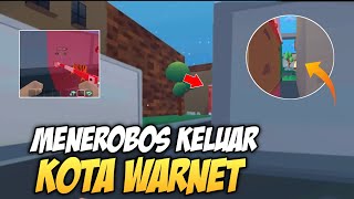 TRIK KELUAR MAP KANTIN! MENUJU KOTA WARNET TOWN? - KANTIN SEKOLAH SIMULATOR screenshot 5
