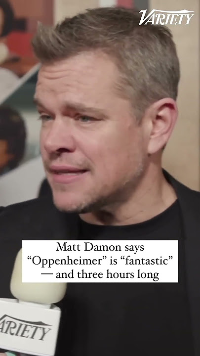 Oppenheimer' stars Matt Damon, Emily Blunt on being neighbors and the one  thing they'll never do together