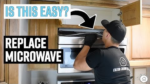 How to Replace an Over The Range Microwave & Save Money.