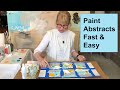 How To Paint Abstracts Fast and Easy / Art with Adele