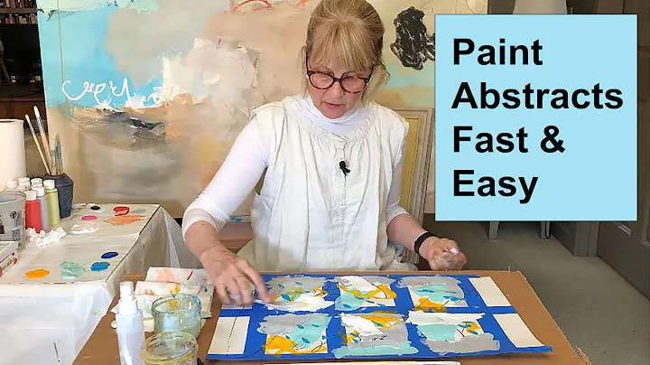 How To Paint Abstracts Fast and Easy / Art with Ad...