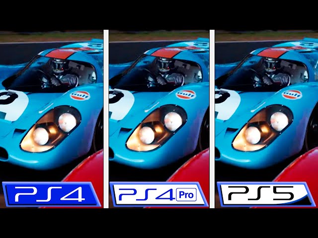 Gran Turismo 7 PS4 vs. PS4 Pro vs. PS5 Comparison