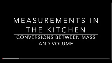 Kitchen Conversions