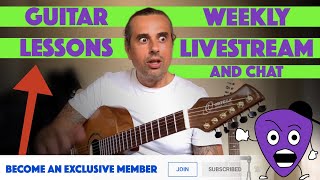 WEEKLY GUITAR LESSONS w/ BEN WOODS LIVESTREAM- STARTS TUESDAY SEPT.8 @ 12noon