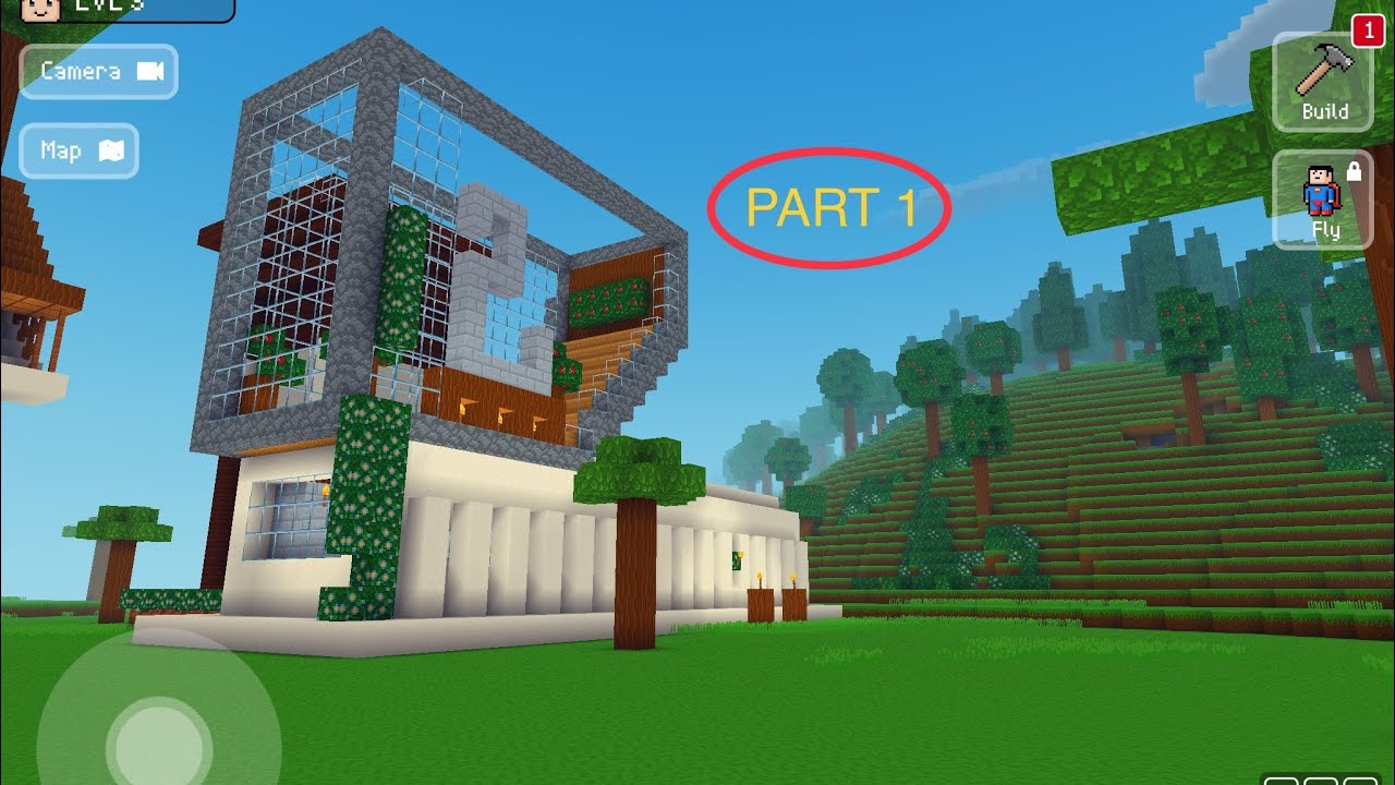 Secure House Minecraft How to make ‘A Security House 🔐🏠’ in Minecraft / Block Craft 3D 🧱 ...