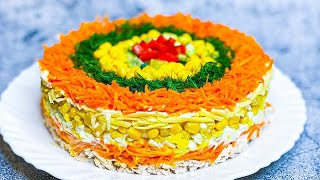 НОВИНКА! Обалденный салат "Мишель" на НОВОГОДНИЙ СТОЛ! Вкусный и Красивый салат! НОВИНКА! Обалденный салат "Мишель" на НОВОГОДНИЙ СТОЛ! Вкусный и Красивый салат!