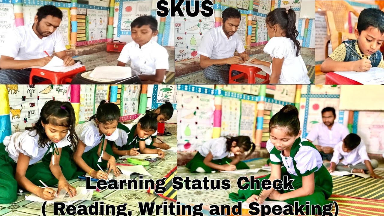 Taking Learning Status Check of Reading, Writing and Speaking - YouTube