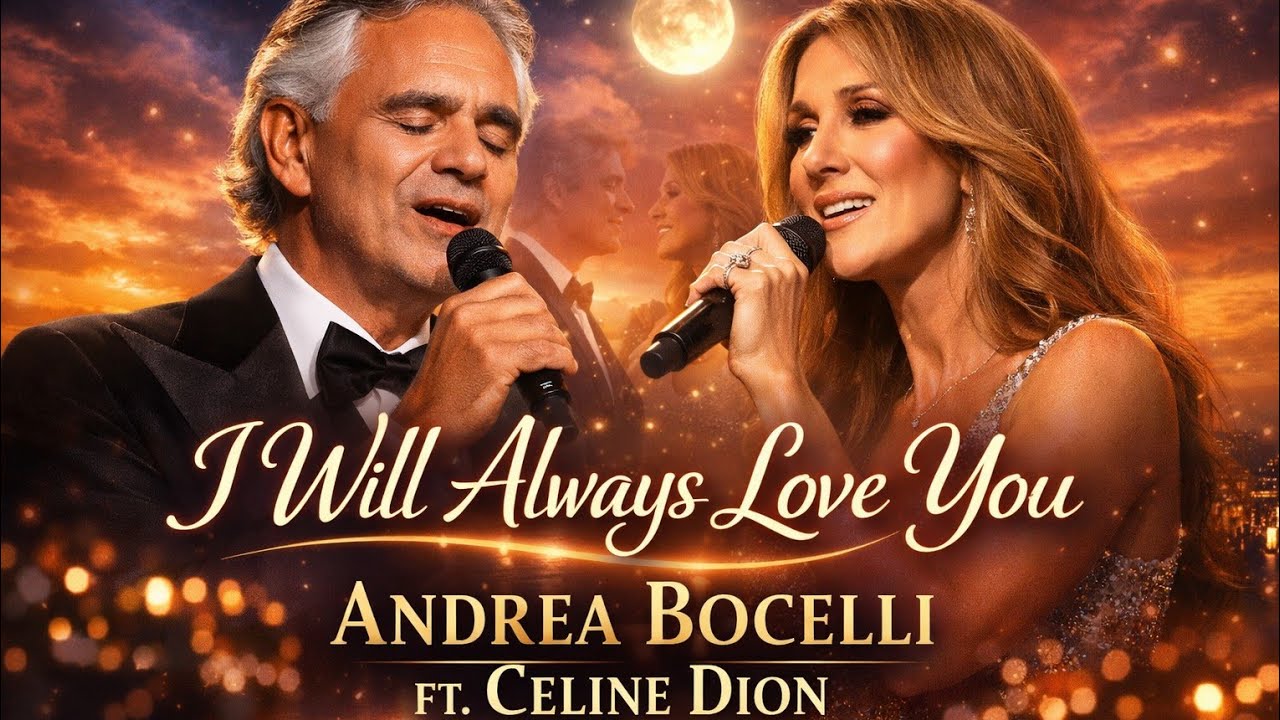 I Will Always Love You  -  Andrea Bocelli ft Celine Dion ( 2026 official music video)  love song
