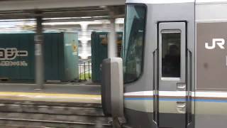 JR西日本 223系2000番台 普通 野洲行き EF210 ホイッスル 膳所駅 20190317