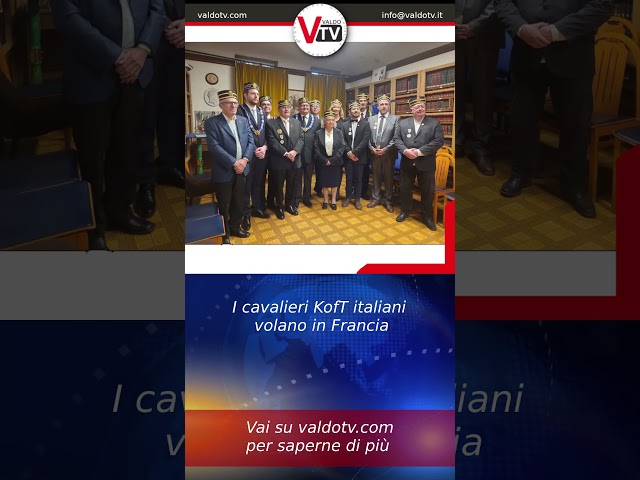 I cavalieri KofT italiani volano in Francia @valdotv #valdotv