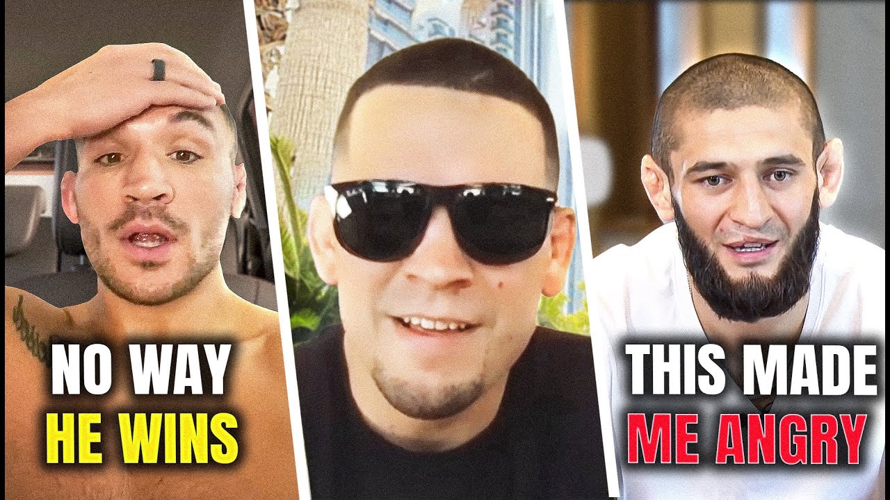 Michael Chandler Gives PREDICTION For Khamzat vs Diaz!  Khamzat is ANNOYED!  UFC News