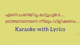 Enne pranayicha kattu poove-karaoke with Lyrics