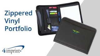 Zippered Vinyl Portfolio from 4imprint