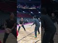 Sylvia warmin' up the rooks ♨️