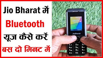 Jio bharat me bluetooth kaise connect kare | jio bharat phone me bluetooth kaise connect kare