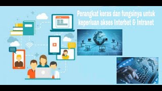 Perangkat Keras dan Fungsinya untuk keperluan akses Internet & Intranet Perangkat Keras dan Fungsinya untuk keperluan akses Internet & Intranet
