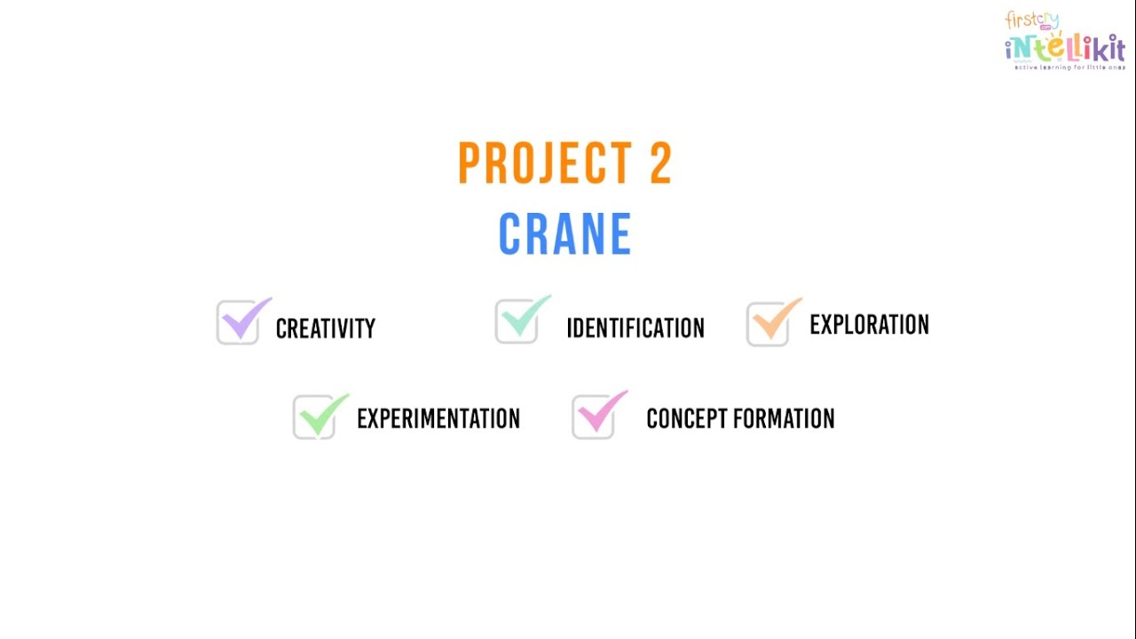 Intellikit-Little Mechanics-Ages 6+, Design Project-2- Crane