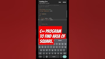 C++ program to find Area Of Square |#shorts #AreaOfSquareInCpp #shortsfeed #programming  #viralshort