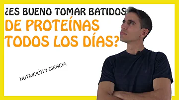 ¿Es bueno tomar batidos de proteínas todos los días?