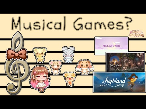 Not your typical rhythm games! Cozy Musical games to play~