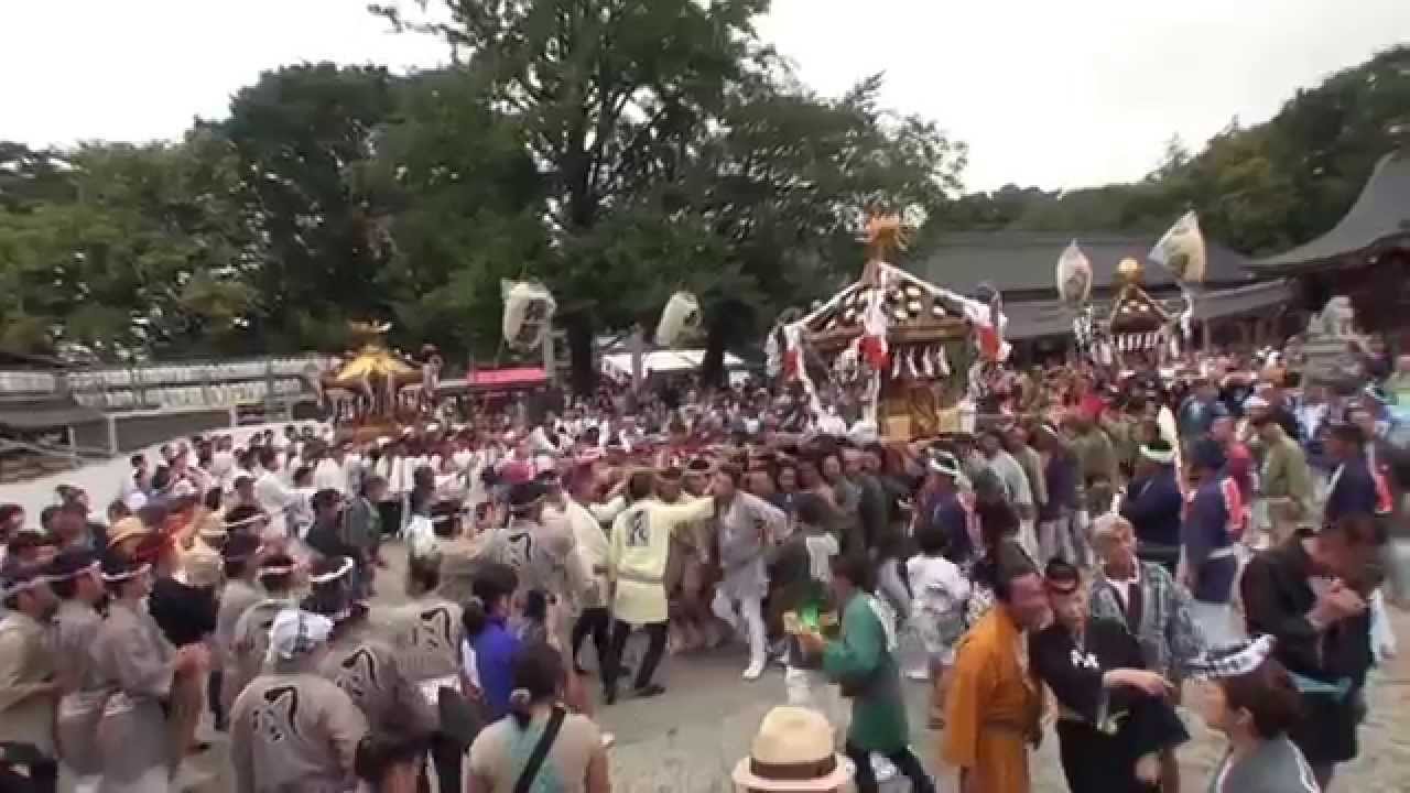 平成２５年 立川 諏訪神社 例大祭 宮出祭 花睦 鳳輦芝中神輿パワフル Youtube