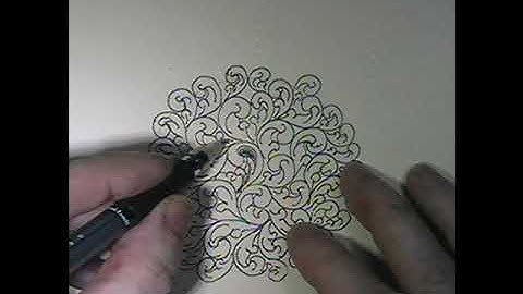 Hand Engraving Easy Peasy Scrollwork Drawing Zentangle Practice for You.