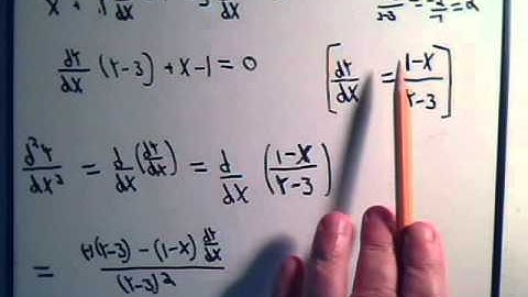 Implicit Differentiation Example 3