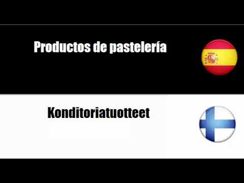 Finnisch lernen#Vokabular #Thema = Brotwaren. 